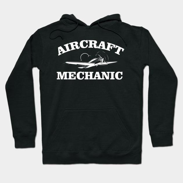 Aircraft Mechanic T Shirt - Aircraft Mechanic Gift Hoodie by chidadesign